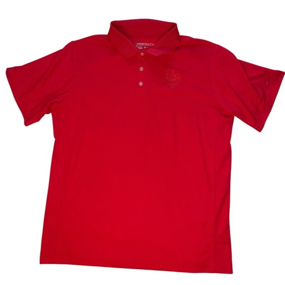 Nike Other - Nike Golf Men's Red Polo Shirt “Detroit Golf Club 1899”